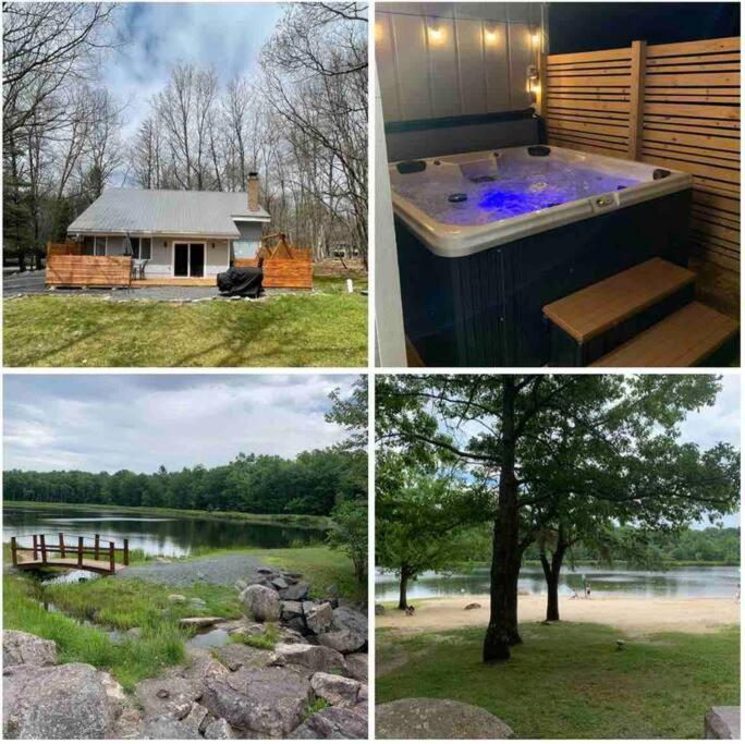 Modern Home Near Lake W Hottub, Game Room, Fireplace Albrightsville Zewnętrze zdjęcie